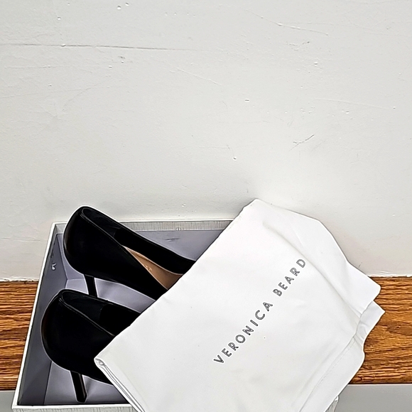 VERONICA BEARD LISA LEATHER PUMPS. - Picture 6 of 8